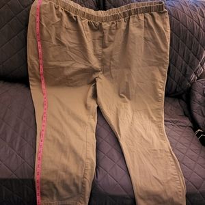Khaki Demin Stretch Jeggings